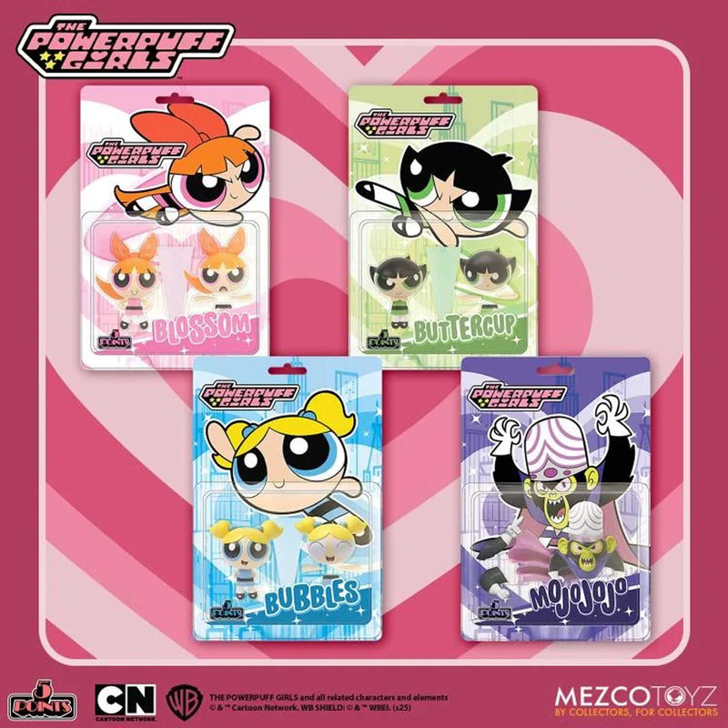 Load image into Gallery viewer, Mezco Toyz - The Powerpuff Girls 5 Points Series Set of 4

