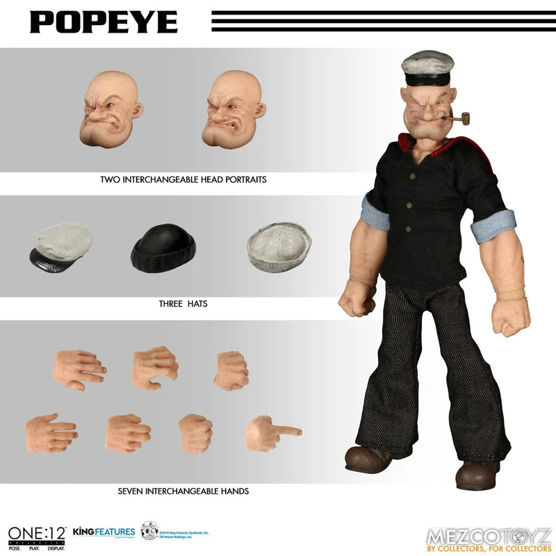 Load image into Gallery viewer, Mezco Toyz - One 12 Popeye
