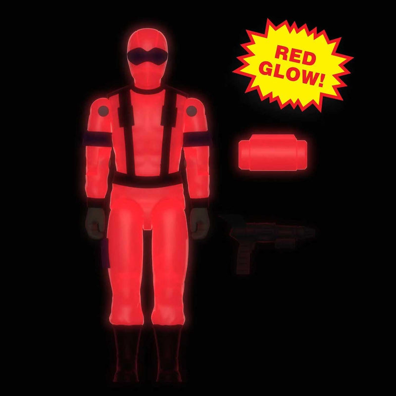 Load image into Gallery viewer, Super 7 - Reaction+ (O-Ring Figure) G.I. Joe - Snake Eyes (Crystal Poison Red Glow)
