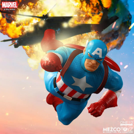 Mezco Toyz - One 12 Captain America (Silver Age Edition)