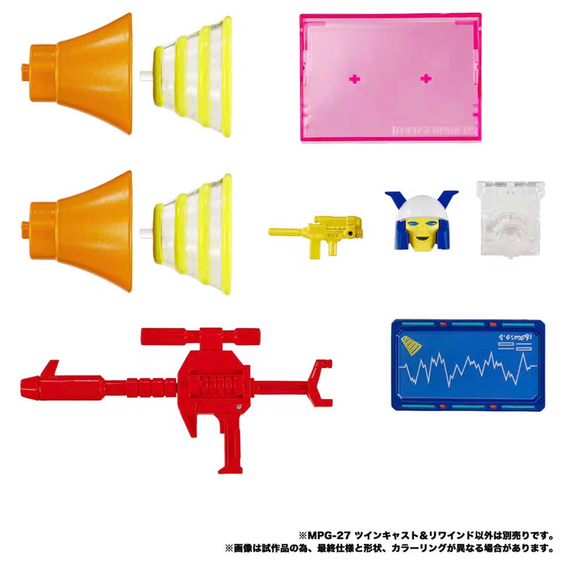 Load image into Gallery viewer, Transformers Masterpiece - MPG-27 Twin Cast &amp; Rewind
