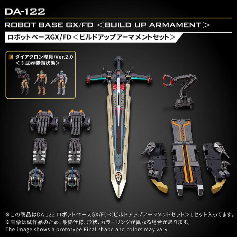 Load image into Gallery viewer, Diaclone Reboot - DA-122 Robot Base GX/FD (Build-Up Armament Set)
