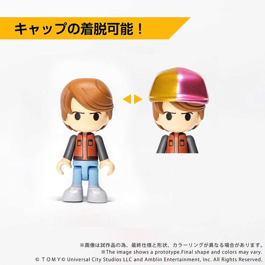 Q Village - Back to the Future Part II - QV-07 Time Machine Model Kit Set