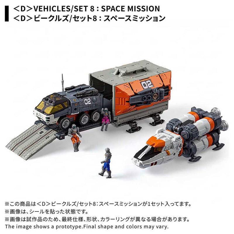 Load image into Gallery viewer, Diaclone Reboot - D-08 (D) Vehicles Set 8 (Space Mission)
