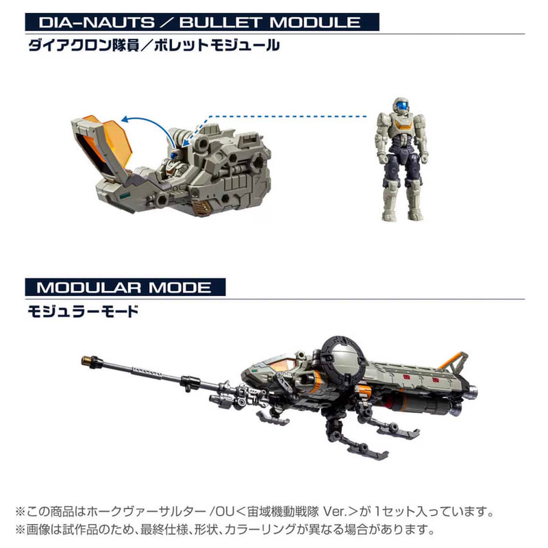 Load image into Gallery viewer, Diaclone Reboot - Tactical Mover - Hawk Versaulter/OU (Cosmo Squadron Version)
