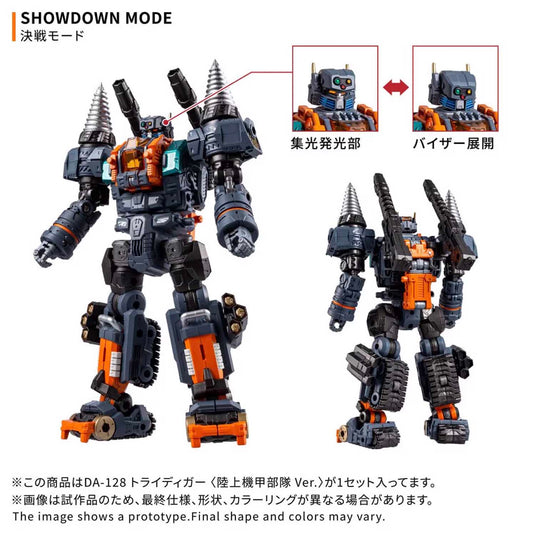 Diaclone Reboot - DA-128 Tridigger (Ground Armored Units Version)