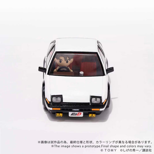 Q Village - Initial D - QV-05 Toyota AE86 Trueno Model Kit Set