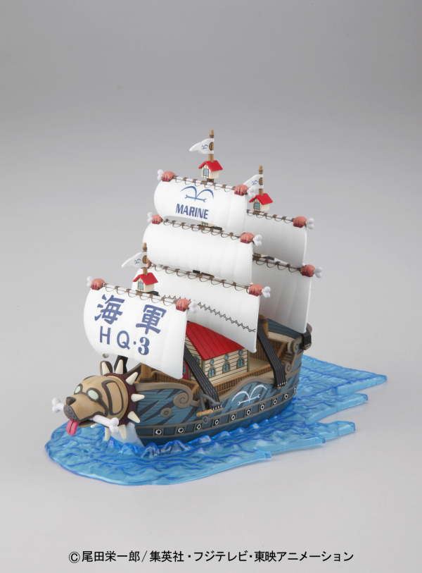 Load image into Gallery viewer, Bandai - One Piece - Grand Ship Collection: Garp&#39;s Ship Model Kit
