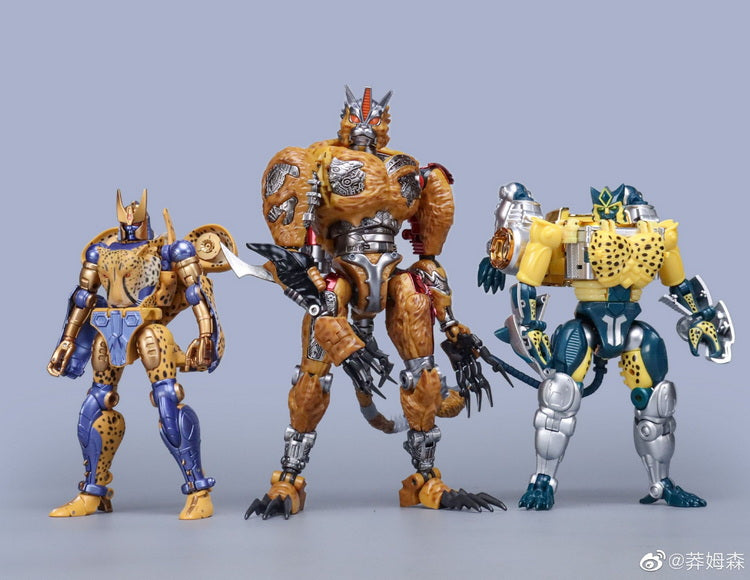 Load image into Gallery viewer, TransArt Toys - BWM-09 Metal Yellow Leopard
