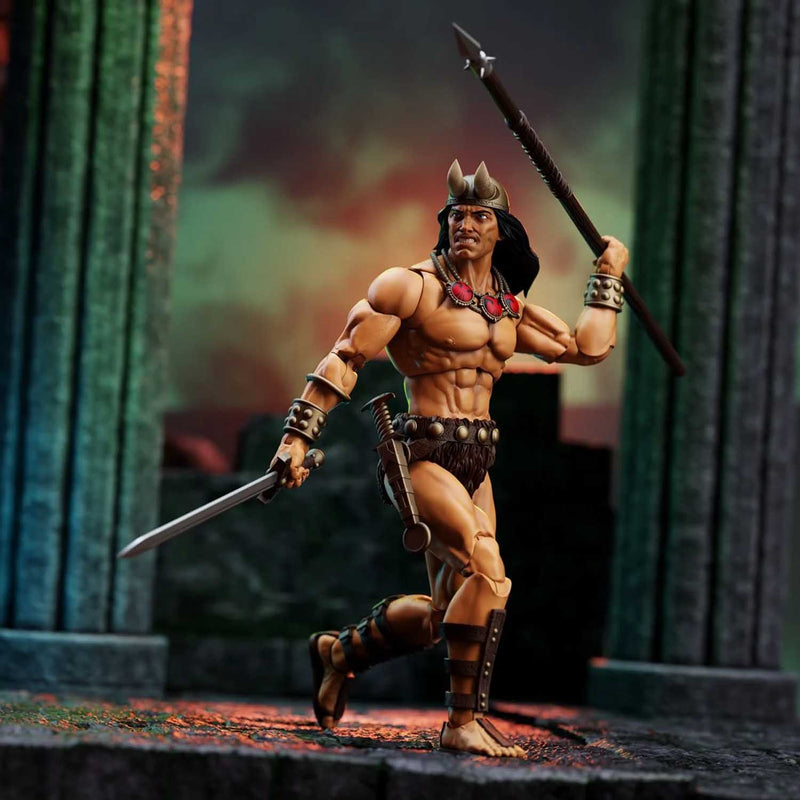 Load image into Gallery viewer, Boss Fight Studio - Conan The Barbarian: The Tower of the Elephant - Young Conan &amp; Yag-Kosha 1/12 Scale

