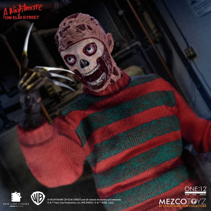 Load image into Gallery viewer, Mezco Toyz - One 12 A Nightmare on Elm Street - Freddy Krueger
