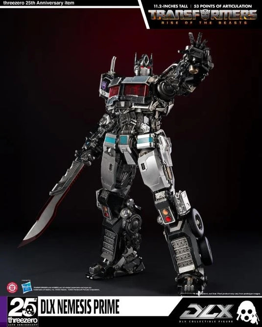 Threezero - Transformers - Rise of Beasts - DLX Nemesis Prime Event Exclusive Action Figure