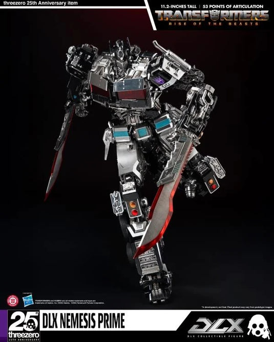 Threezero - Transformers - Rise of Beasts - DLX Nemesis Prime Event Exclusive Action Figure