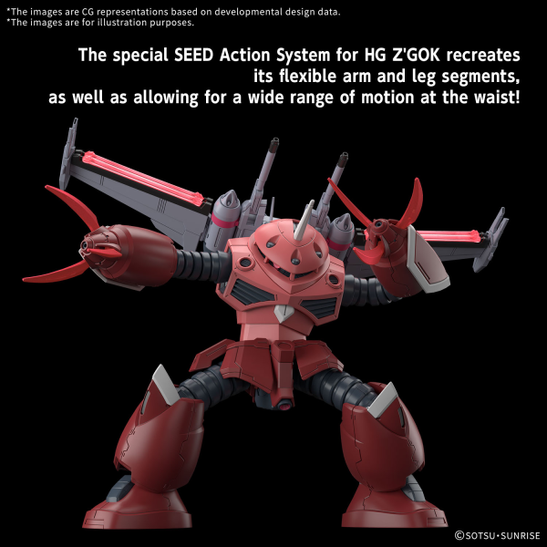 Load image into Gallery viewer, High Grade Gundam SEED Freedom 1/144 - Z&#39;Gok (Mobile Suit Gundam Seed Freedom Version)
