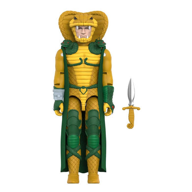 Super 7 - Reaction+ (O-Ring Figure) G.I. Joe - Serpentor (Cartoon Version)