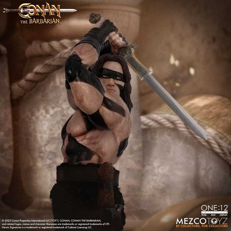 Load image into Gallery viewer, Mezco Toyz - One 12 Conan The Barbarian (1982) - Conan (War Paint Edition)
