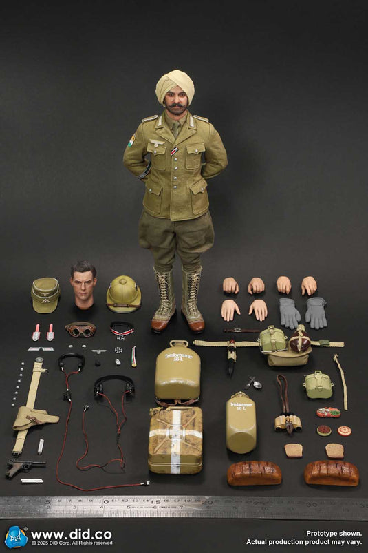 DID - 1/6 WWII German Africa Corps - Supply Duty Ishaan & Panzer Commander Stauffenberg