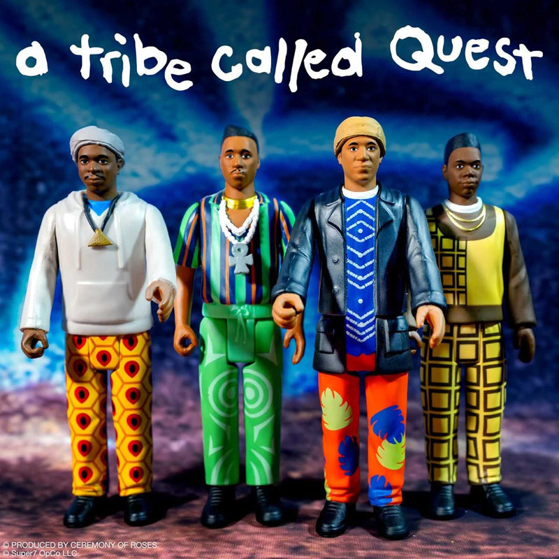 Load image into Gallery viewer, Super 7 - A Tribe Called Quest ReAction: A Tribe Called Quest (People's Insinctive Travels and the Paths of Rhythm) Four-Pack
