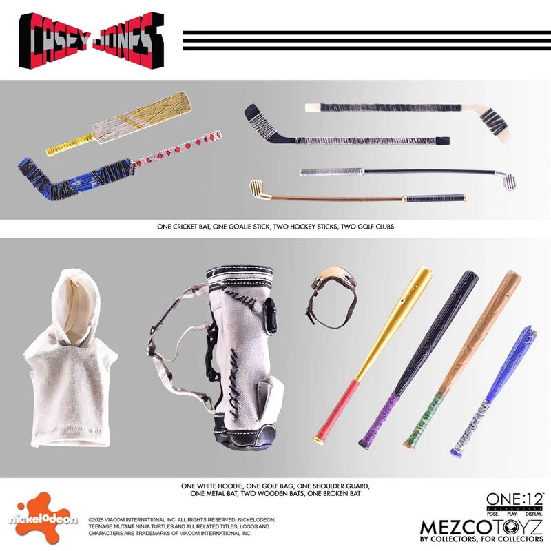 Load image into Gallery viewer, Mezco Toyz - One 12 Teenage Mutant Ninja Turtles - Casey Jones
