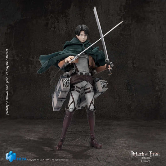 Hiya Toys - Exquisite Basic Series: Attack on Titan - Levi Ackerman