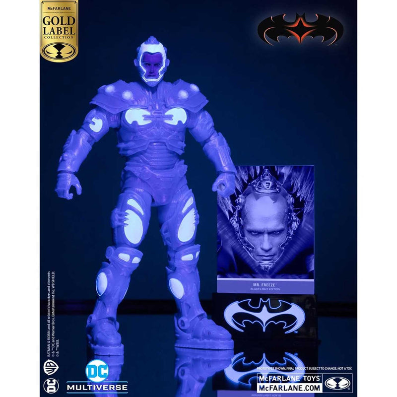 Load image into Gallery viewer, Mcfarlane Toys - DC Multiverse Mr.Freeze (Batman and Robin) Black Light Edition (Gold Label)
