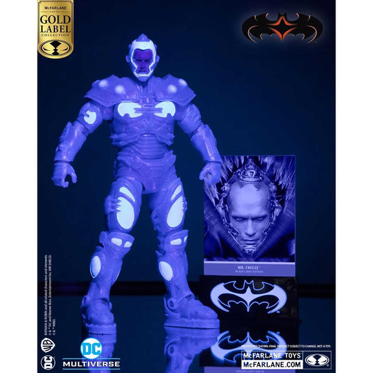 Mcfarlane Toys - DC Multiverse Mr.Freeze (Batman and Robin) Black Light Edition (Gold Label)