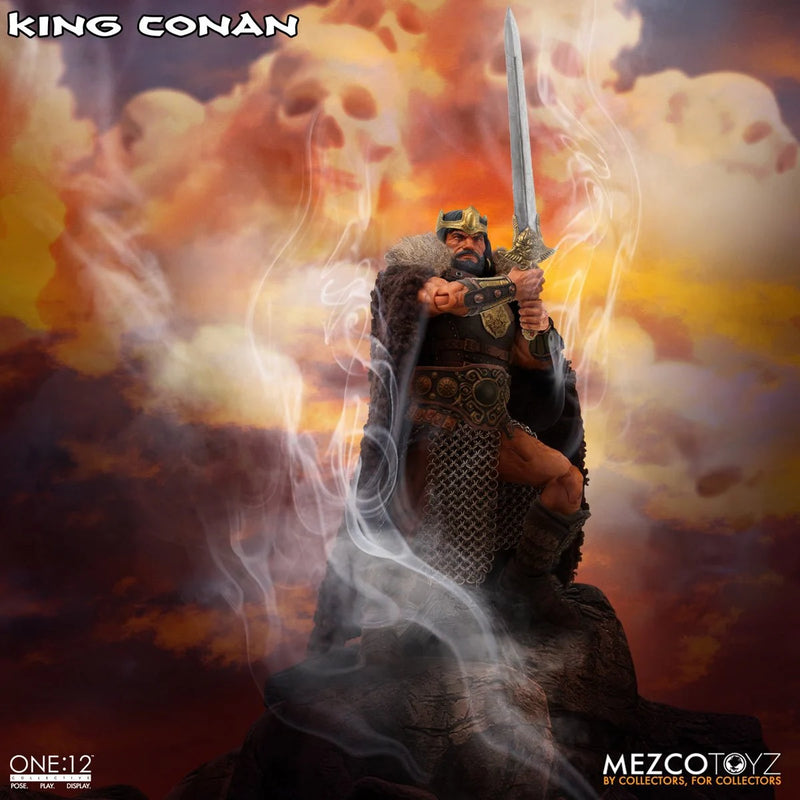 Load image into Gallery viewer, Mezco Toyz - One 12 Conan The Barbarian - King Conan
