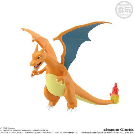 Bandai - Pokemon Scale World - Kanto Region Figures - Professor Oak, Charizard, Blastoise and Venusaur Set of 4