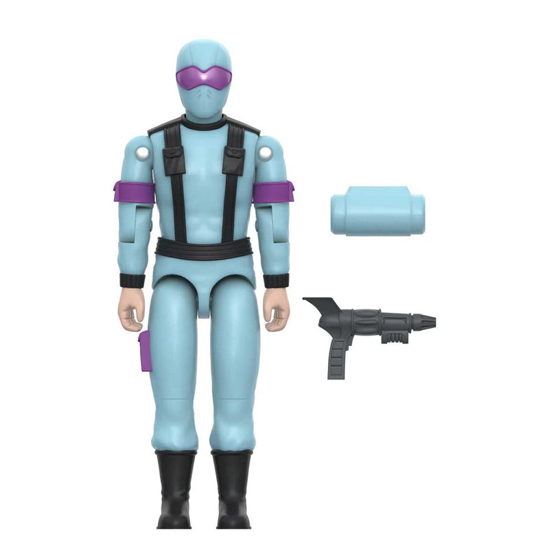 Load image into Gallery viewer, Super 7 - Reaction+ (O-Ring Figure) G.I. Joe - Snake Eyes (Crystal Poison Red Glow)
