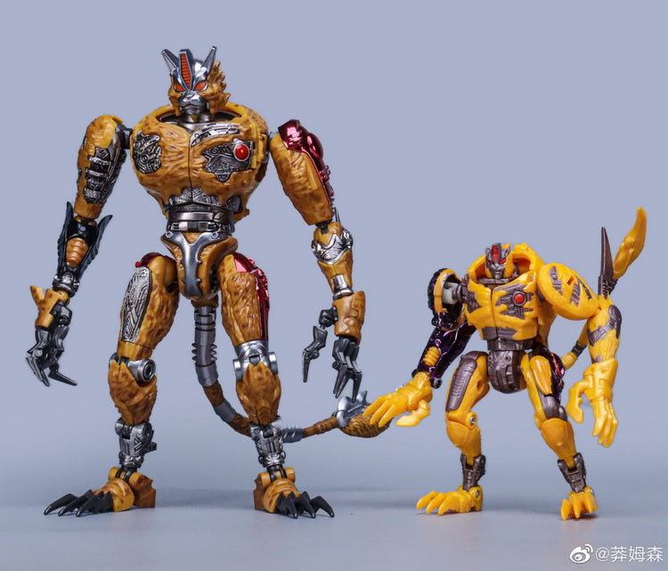 Load image into Gallery viewer, TransArt Toys - BWM-09 Metal Yellow Leopard
