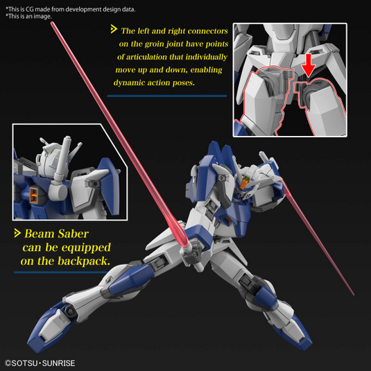 High Grade Gundam SEED Freedom 1/144 - Duel Blitz Gundam