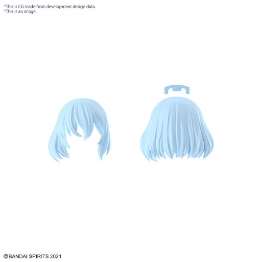 30 Minutes Sisters - Option Hairstyle Parts Vol. 9: Medium Hair 4 (Blue 1)