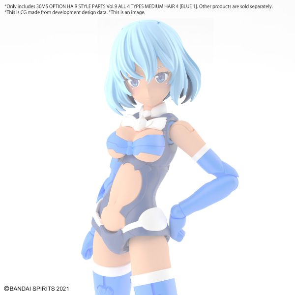 Load image into Gallery viewer, 30 Minutes Sisters - Option Hairstyle Parts Vol. 9: Medium Hair 4 (Blue 1)
