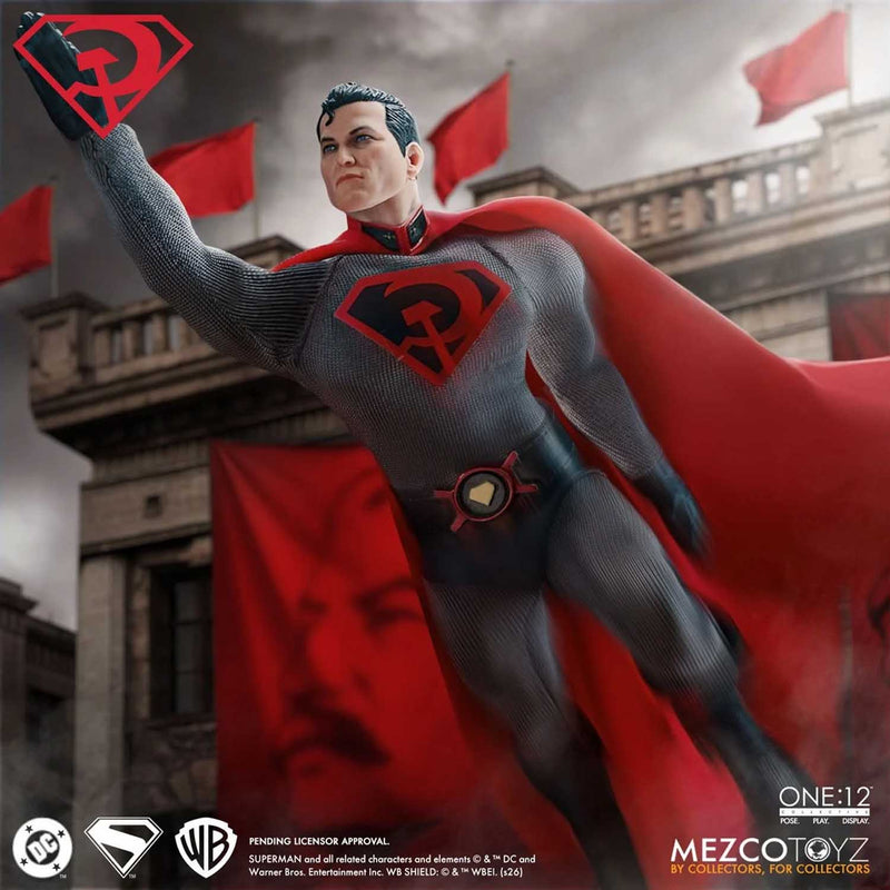 Load image into Gallery viewer, Mezco Toyz - One 12 Superman: Red Son - Superman
