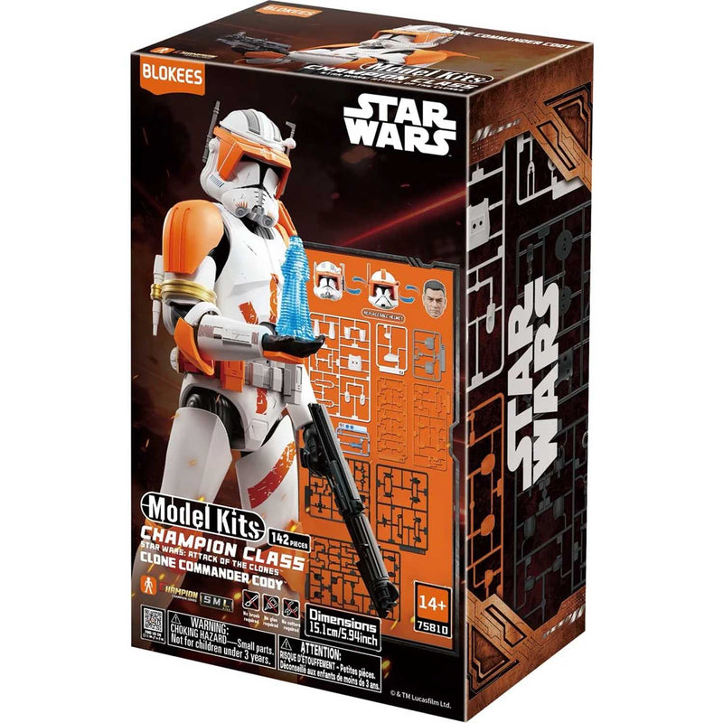 Load image into Gallery viewer, Blokees - Champion Class 10 - Star Wars: Attack of the Clones Clone Commander Cody Model Kit
