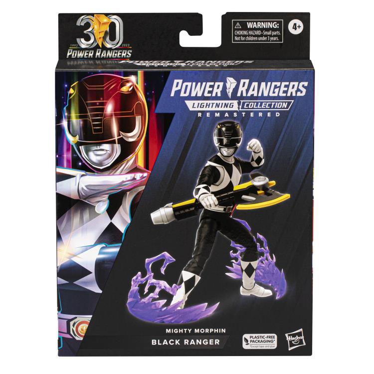 Load image into Gallery viewer, Power Rangers Lightning Collection - Mighty Morphin Power Rangers: Black Ranger (Remastered)
