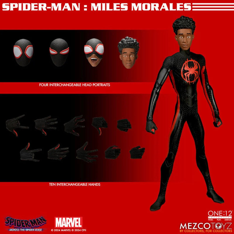 Load image into Gallery viewer, Mezco Toyz - One 12 Spider-Man Across The Spider-Verse - Miles Morales
