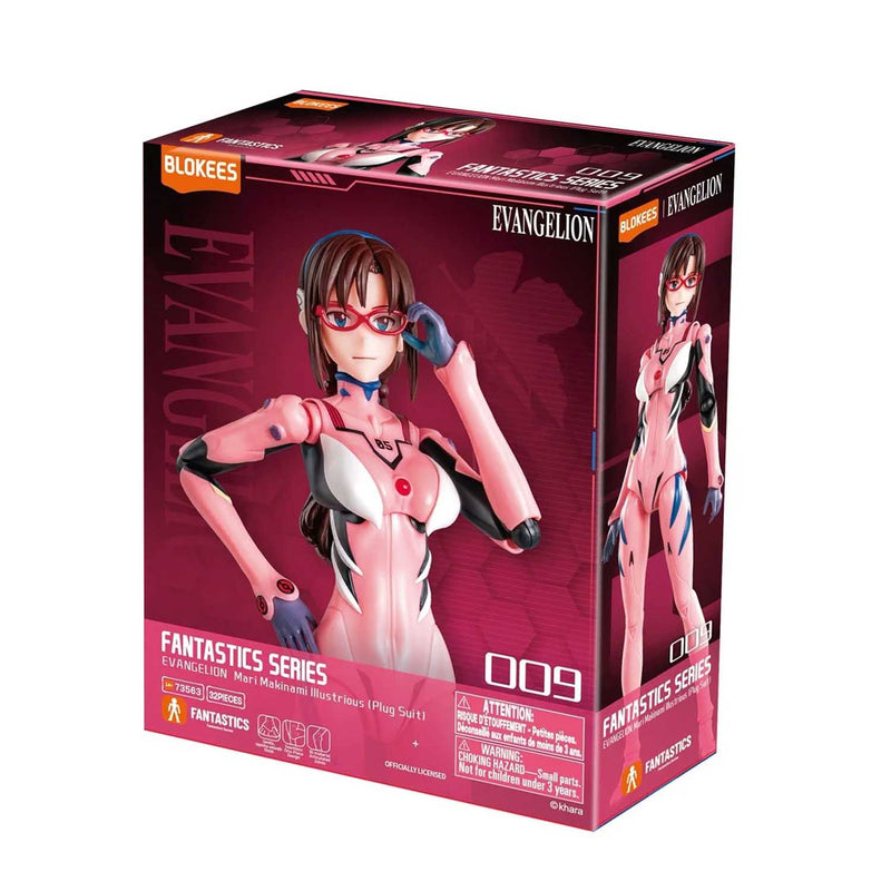 Load image into Gallery viewer, Blokees - Neon Genesis Evangelion Fantastics Series - Mari Makinami Ilustrious (Plug Suit) Model Kit
