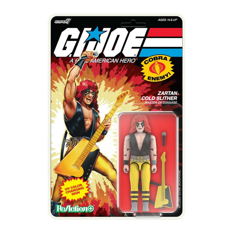 Load image into Gallery viewer, Super 7 - Reaction+ (O-Ring Figure) G.I. Joe - Zartan Cold Slither (Cartoon)
