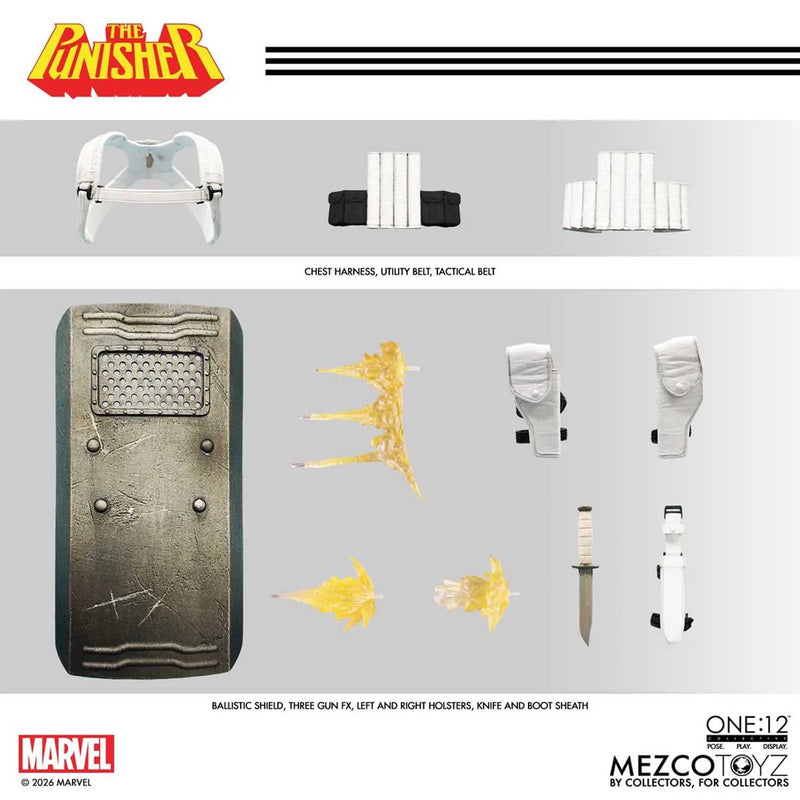 Load image into Gallery viewer, Mezco Toyz - One 12 Marvel Comics - The Punisher

