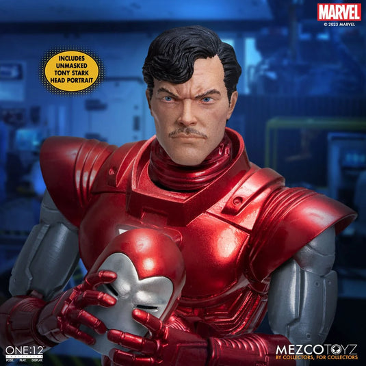 Mezco Toyz - One 12 Marvel Comics - Iron Man (Silver Centurion)