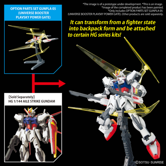 Bandai - Gundam Option Parts - Gunpla 05 (Universe Booster Plavsky Power Gate)