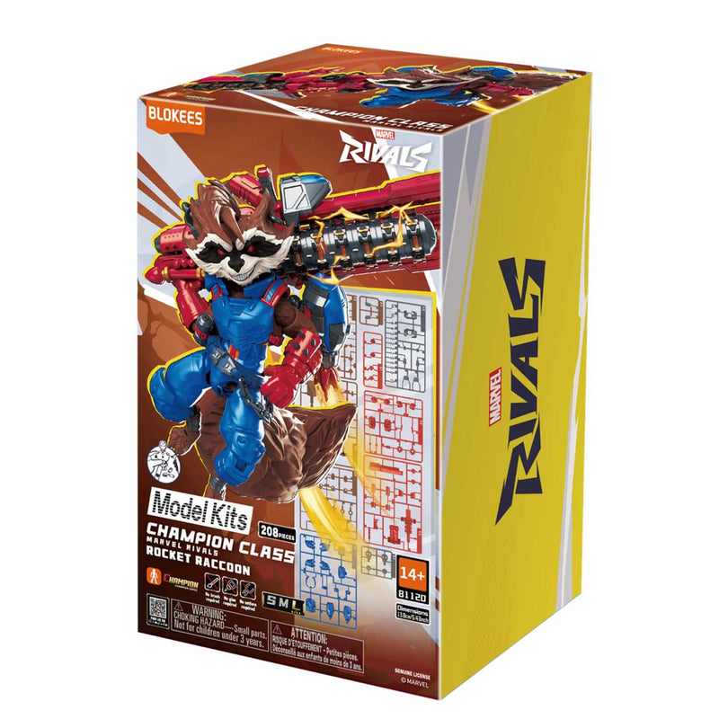 Load image into Gallery viewer, Blokees - Marvel Rivals Champion Class 09 - Rocket Raccoon Model Kit
