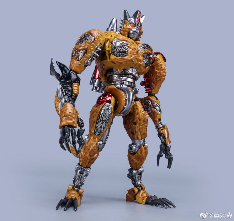 Load image into Gallery viewer, TransArt Toys - BWM-09 Metal Yellow Leopard
