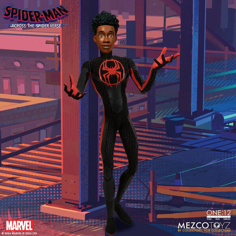 Load image into Gallery viewer, Mezco Toyz - One 12 Spider-Man Across The Spider-Verse - Miles Morales
