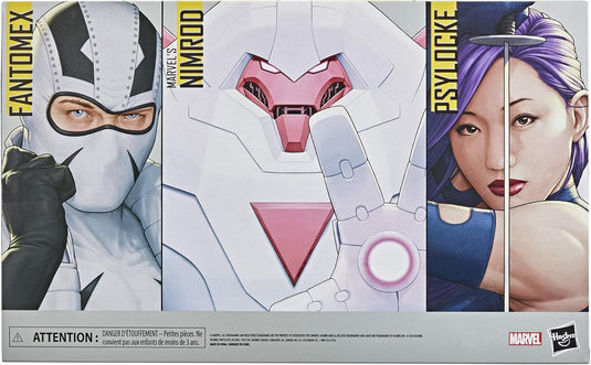 Marvel Legends - Psylocke, Nimrod, and Fantomex 3-Pack (Exclusive)