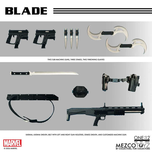 Mezco Toyz - One 12 Marvel's Midnight Suns - Blade
