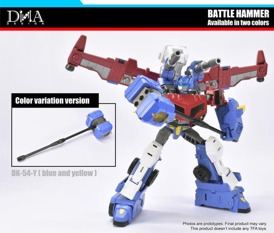 DNA Design - DK-54 Battle Hammer (Blue and Yellow)