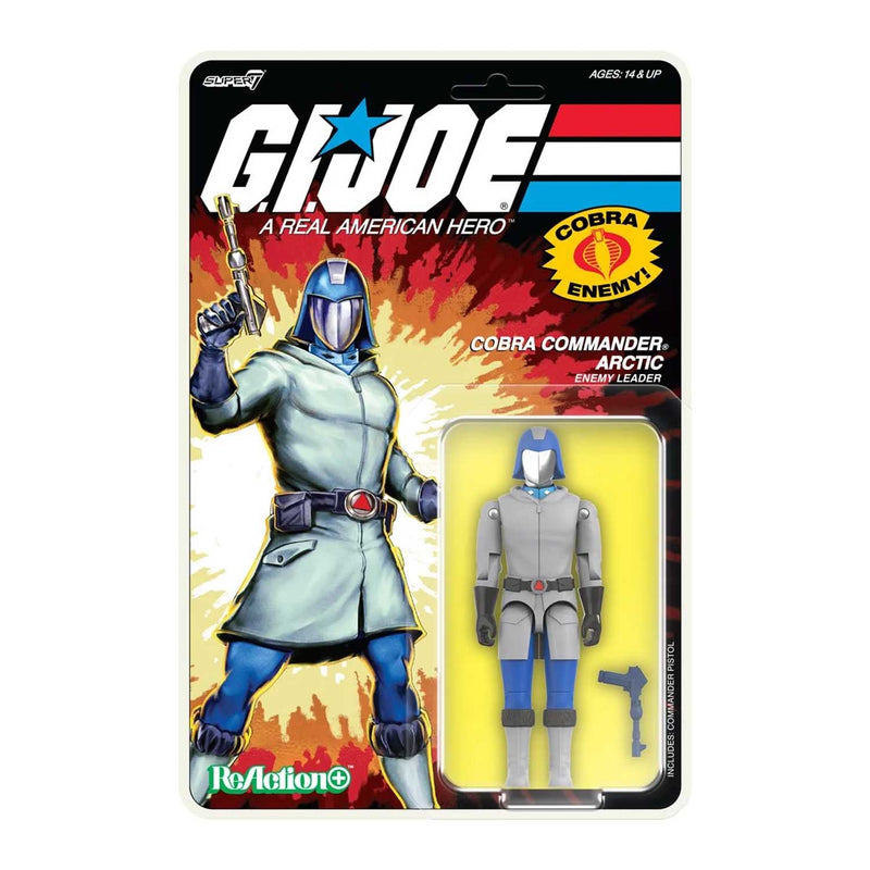 Load image into Gallery viewer, Super 7 - Reaction+ (O-Ring Figure) G.I. Joe - Arctic Cobra Commander (Cartoon)
