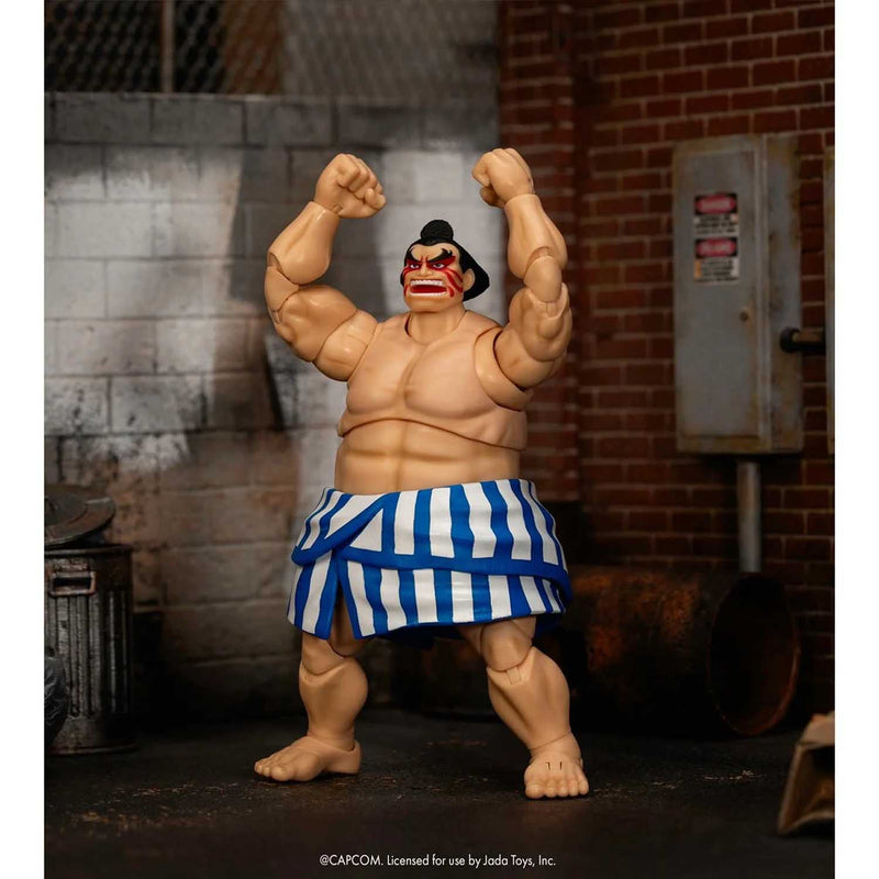 Load image into Gallery viewer, Jada Toys - Ultra Street Fighter II The Final Challengers - E. Honda 1/12 Scale

